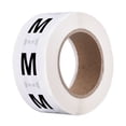 thumbnail image 1 of Unique Bargains Clothing M Medium Size Sticker Label Coding Label 25mm/1inch Dia 1 Roll 500 Round Adhesive Labels, 1 of 5