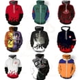 thumbnail image 2 of Hot Anime Naruto Sweatshirt Akatsuki Uchiha Itachi 3D Boys Hoodies Uchiha Sasuke Pullovers Tops Men Women Clothing Drop ShippingXXL(80-85kg) Gao Jinjia LED, 2 of 2