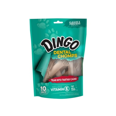 Dingo Dental Chomps for Medium Sized Dogs, 10