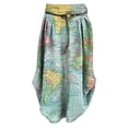 thumbnail image 2 of Falda HUOGUO a la moda para mujer, casual, con estampado a media pantorrilla y fajas, 2 of 4
