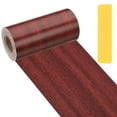 thumbnail image 1 of Cinta de reparación de grano de madera autoadhesiva Uxcell con raspador para muebles Nogal 4"x33', 1 of 7