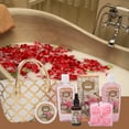 thumbnail image 4 of Draizee Set of 4 Spa Basket  British Rose, Princess Flower, Frankincense Jasmin Scented Bath Essentials Basket, 4 of 5