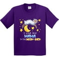 thumbnail image 3 of Inktastic I Love My Mama to the Moon and Back Cute Sheep Youth T-Shirt, 3 of 5