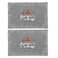 thumbnail image 1 of 2 posavasos navideños para mesa, escritorio, sala de estar, mantel individual, almohadilla de mesa impermeable, 1 of 2