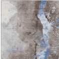 thumbnail image 5 of HomeRoots 618527 5 x 8 ft. Taupe & Blue Abstract Washable Indoor & Outdoor Rectangle Area Rug, 5 of 5