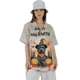 thumbnail image 4 of Happy Halloween Scottish Terrier Witches Hat Pumpkin Carving Hawaiian Shirt Breathable Summer Unisex Merch Scottie Dog Lover Gifts - 02019, 4 of 6