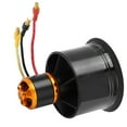 thumbnail image 1 of 2 Blades Ducted Fan With Brushless Motor, 25.8m Motor Diameter RC Ducted Fan Stable Performance High Efficiency  For RC Models CCW, 1 of 8