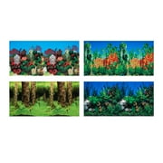 Aqua Culture Two-Sided Aquarium Background, 55 Gallon Tanks