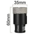 thumbnail image 1 of For M14 Thread Dry Vacuum Brazed Diamond Drill Core Bit Ceramic Tile Stone 35mm, 1 of 9