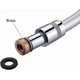 thumbnail image 4 of G852 PVC Smooth Shower Hose 1.5m/1.2m, Replacement Shower Hose, with Brass Connections, Flexible and Anti-Twist, Silver, 4 of 4