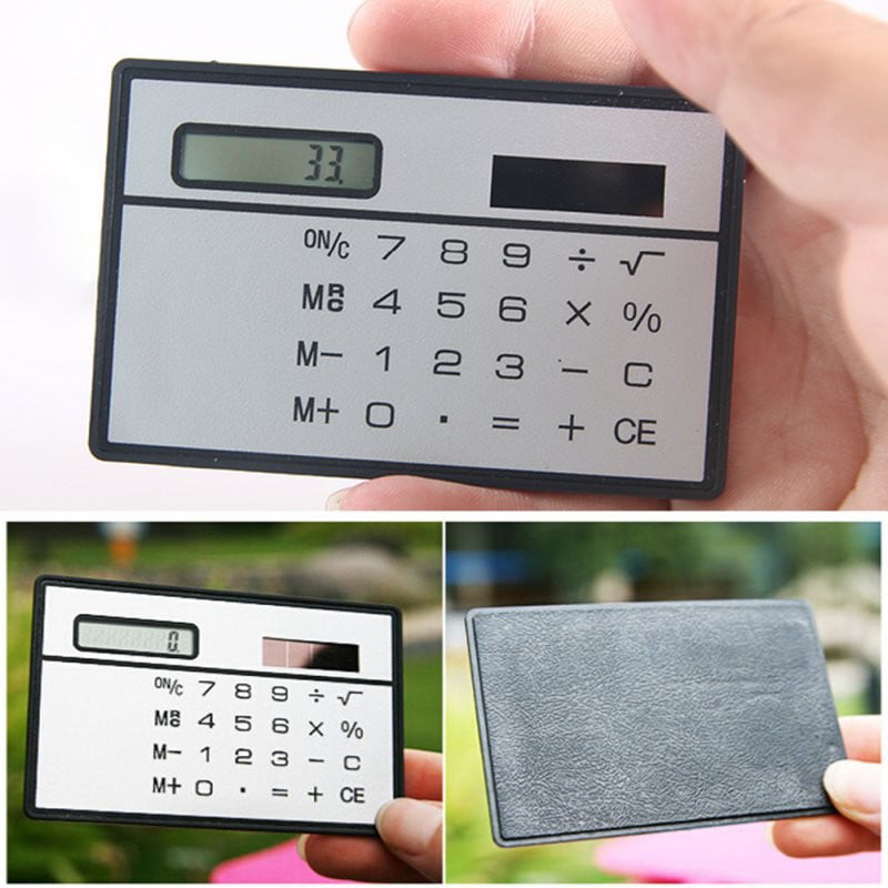 Handheld Function Calculator Card Calculator Mini Counter Ultra-thin Counter 