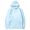 Sky Blue, variant on UAMVSH Long Sleeve Hoodie for Women Classic Valentine's Day Hooded Sweatshirts with Pockets Oversized Trendy Heart Printed Pullover(X-Large,Red 1)
