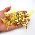 thumbnail image 3 of Vikakiooze Home Decor , 3D Flying Hollow Butterfly Home Decoration Festive Party Layout Cardboard Butterfly Wall Sticker, 3 of 8