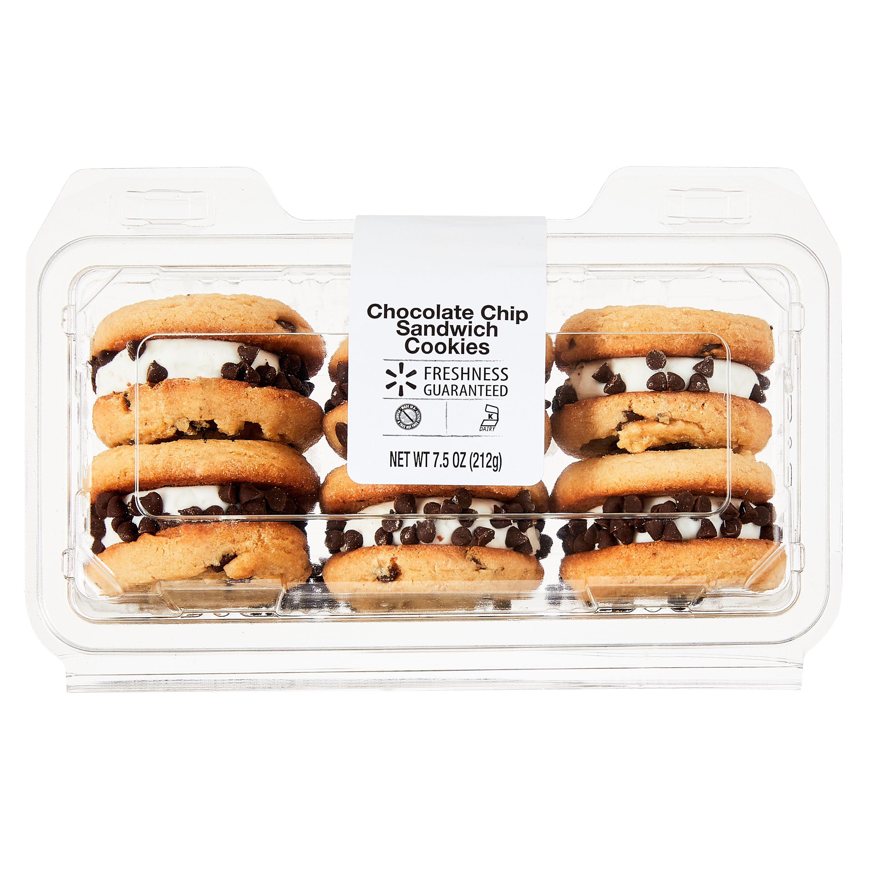 Freshness Guaranteed Chocolate Chip Sandwich Cookies, 7.5 oz, 6 Count (Ready to Eat)