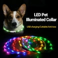 thumbnail image 2 of LED Dog Collar - Rechargeable Light Up Dog Collars Glow in The Dark, Cuttable LED Safety Dog Necklace Be Safe& Be Seen for Your Night Walking Dogs, 2 of 8