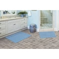 Garland Rug Queen Cotton 2 Piece Washable Bath Rug Set Sky Blue