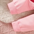 thumbnail image 6 of My First Valentine's Day Baby Girl Outfit Toddler Girls Long Sleeve Valentine's Day Sequin Embroider T Shirt Pullover Tops Pants Outfits Toddler Girls Pajamas Set for Baby Girls 12-18 Months, 6 of 6