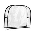 thumbnail image 3 of FITYLE Chair Back Cover Transparent Sturdy Hairdressing Waterproof Styling Chair Professional for Beauty Center SPA Salon Barbershop Black Round S, 3 of 9