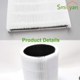 thumbnail image 5 of Filtros para purificador de aire Smilyan, paquete de 3, HEPA compatible con 411, 5 of 5
