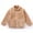 Khaki A, variant on WOLLED 4-15Y Kids Boys Girls Fleece Jackets Youth Coral Velvet Zipper Tops Middle Large Children's Fall Winter Padded Casual Coats Outerwear