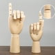 thumbnail image 5 of MANIKIN 12InCH Mano Izquierdo Modelo Soporte para Centro commerce business Pantal Joyería, Reloj, Guantes Y Juguetes Educativos Hugo Manos de maniquí de madera, 5 of 7
