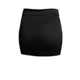 thumbnail image 2 of J. METHOD Women's Mini Skirt Stretch Knit Bodycon Slim Fit Pencil Solid Skirts Made in USA NEWSK09 Black L, 2 of 6