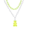 thumbnail image 2 of Dream Lifestyle Women Necklace Bear Candy Color Acrylic Punk Multilayer Necklace for Club, 2 of 8