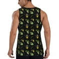 thumbnail image 3 of Haiem Bee Floral Men Workout Tank Top Gym Bodybuilding Sleeveless Muscle T Shirts Athletic Tank Breathable Workout Shirt-3X-Large, 3 of 9