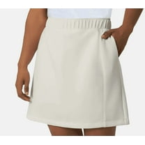 Mondetta Women's High Rise Walking Skort White Large