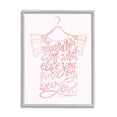 thumbnail image 4 of Stupell Industries Wear Love Fashion Calligraphy Religious Inspirational Quote Graphic Art Gray Framed Art Print Wall Art, Design by Kamdon Kreations, 4 of 5