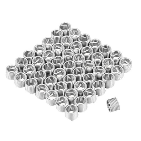 

clearance 50pcs Stainless Steel Coiled Wire Helical Screw Thread Inserts M8 x 1.25 x 1.5D Length