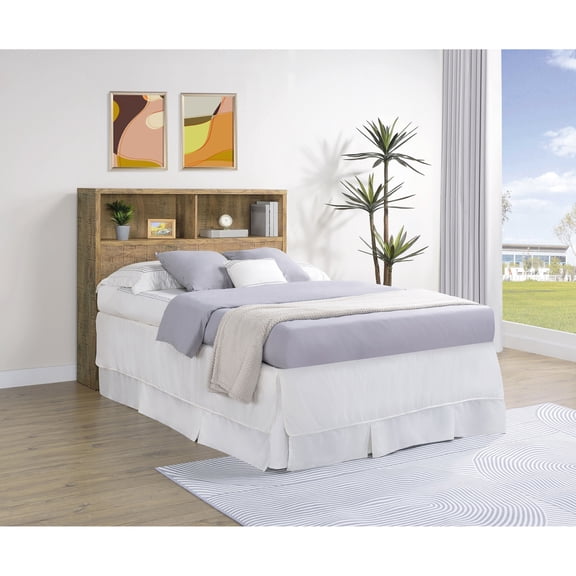 Miekor Furniture Geary Mango 49-inch Full Bookcase Headboard No6757