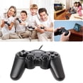 thumbnail image 2 of Wired Gamepad USB 2.0 Game Controller Gaming Joypad Joystick Control for PC Computer Laptop Gamer Black Game Console, 2 of 5
