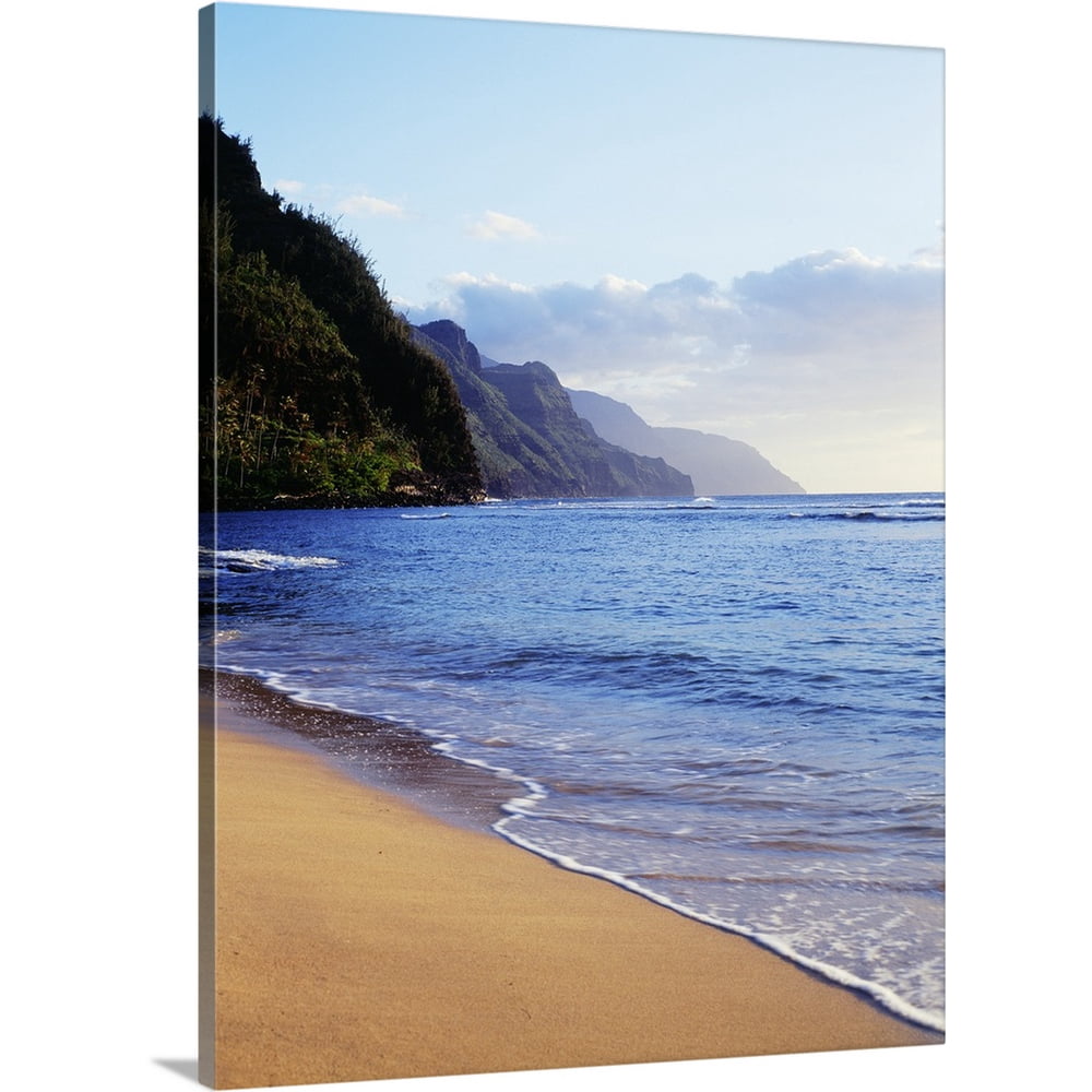 Great BIG Canvas "Hawaii, Kauai, Napali Coast, Haena Beach, Late