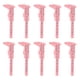 thumbnail image 1 of Regla de Medicióner de Cejas, 10pcs Brow Vernier Caliper Preciso Pink Multipurize Para Salón de Belleza para Ingenieros, 1 of 7