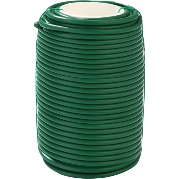 3.5 mm x 20 m Plant Wire, Rubber Coated Garden Wire, Binding Wire Core, Sturdy Metal Wire Core, for Tying Vines, Climbing Plants and Flowers