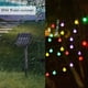 thumbnail image 4 of Cadena de luces solares para exteriores, impermeables IP44, 8 modos de iluminación, decoración interior y exterior, fiesta en el jardín, 9,5 metros, 50 luces solares de colores., 4 of 5