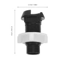 thumbnail image 2 of unbranded Tornillo Conector Negro Para Manija Y De Inodoro Plástico Para Mantenimiento Doméstico, 2 of 7