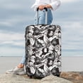 thumbnail image 4 of Uemuo Lilies Flowers Printed Washable Luggage Cover - Fashion Suitcase Protector Fits 18-32 Inch Luggage -Small, 4 of 9