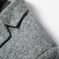 thumbnail image 5 of Previn Men's Blazer Suit Dress Jacket Long Sleeve Fashion Fall Business Fitted Coat Casual Lapel Classic Suit Separate Grey Large, 5 of 5
