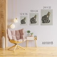 thumbnail image 4 of Sitting Cat Art Nouveau Painting Steinlen Canvas Wall Art 18x24", 4 of 4