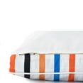 thumbnail image 5 of Lr Home Bold Bengal Striped Pillow Dog Bed, Blue, Orange, 24" x 36" x 3", 5 of 10