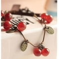 thumbnail image 6 of Douhoow Women Sweet Bracelet Cherry Ruby Decoration Wear Resistant Waterproof Hand Chain, 6 of 8