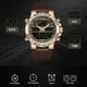 thumbnail image 5 of Temporizador NAVIFORCE Reloj de pulsera electrónico de cuarzo con banda de cuero Profesional 3ATM Resistente al agua GMT Time Multifuncional Luminoso Movimiento doble Cronógrafo Reloj para hombre NF91 NAVIFORCE Temporizador, 5 of 7