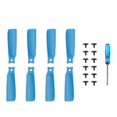 thumbnail image 1 of 8pcs Low Noise Drones Propellers For Flip Models Improved Flight Efficiency And Easy Setups Included Tools Red, 1 of 5