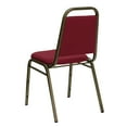 thumbnail image 6 of Flash Furniture HERCULES Series Trapezoidal Back Stacking Banquet Chair in Burgundy Fabric - Gold Vein Frame, 6 of 13