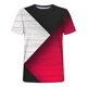 thumbnail image 4 of Mens Camisas de Manga Corta Impresión Casual Deportes Cuello Redondo Blusa, Poliéster Ligero para la Primavera Verano Al Aire Libre Uso Diario, 4 of 4