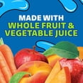 thumbnail image 3 of Capri Sun 100% Juice Fruit & Veg Juice Blend from Concentrate, 10 Pouches, for School Lunches and On-the-Go Hydration, Peach Mango Punch, All Natural Ingredients, Zero Added Sugars, 6 oz, 3 of 15