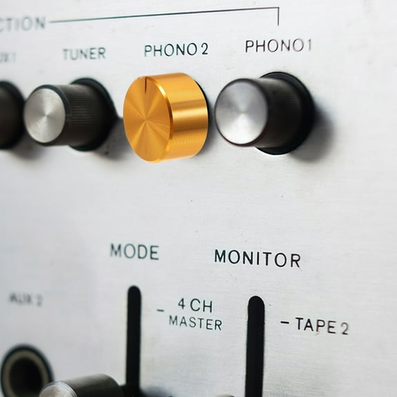 HEATSHAKING Knobs for Light Round Potentiometer Knob 2Pcs