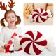 thumbnail image 3 of Almohada Y Lujosa Navidad Suave Decorativa para Del (dulces) Rojo, 3 of 9
